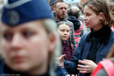 ANTWERPEN. De Zweedse klimaatactiviste Greta Thunberg aanwezig bij een klimaatdemonstratie van jongeren. Ze is het boegbeeld van jongeren wereldwijd geworden. Ze kan bijna niet meer over straat zonder politie-escorte.