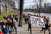 DEN HAAG. Ruim vijftienduizend scholieren demonstreren in Den Haag voor een beter klimaat op 7 februari 2019.