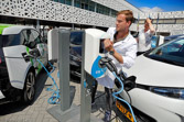 Netherlands. World record  simultaneous charging.