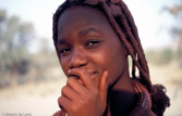 Namibia. A beautiful Himba girl.